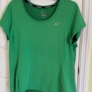 Nike Women's Short Sleeve Green Tee